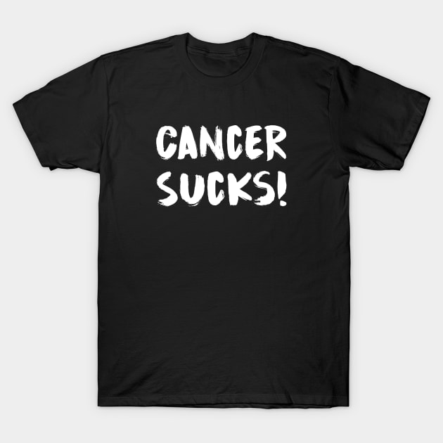 Cancer Sucks! T-Shirt by jpmariano